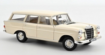 183709 Mercedes-Benz 200 Universal 1966 Cream 1:18